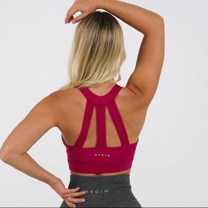 NVGTN Berry Trio Sports Bra Strappy Size Medium